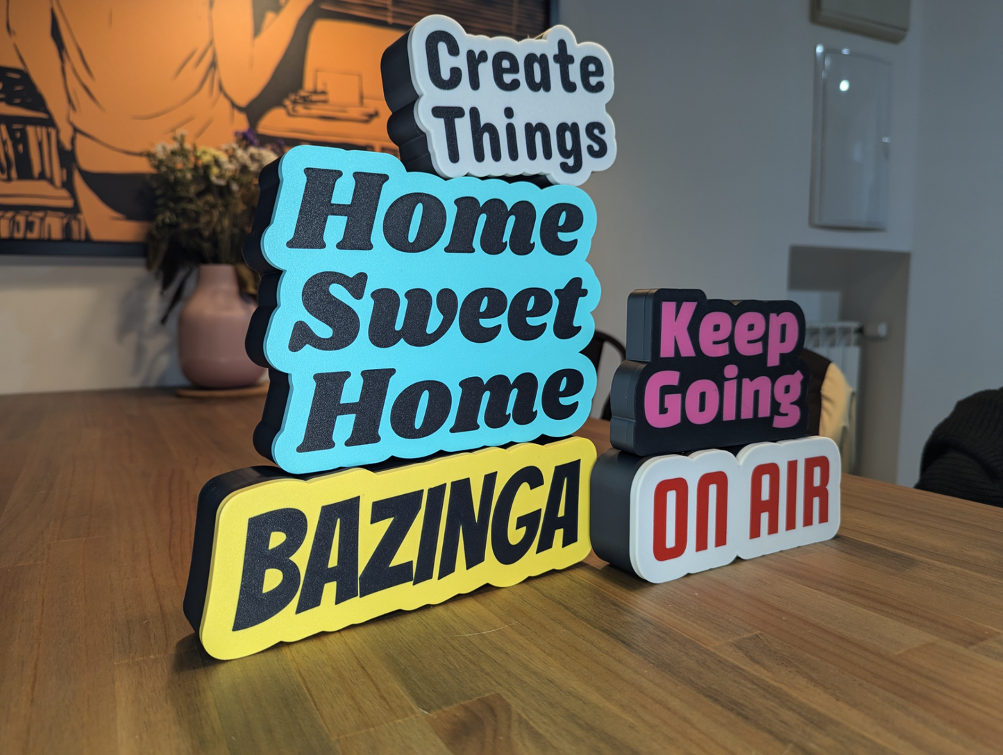 Custom 3D Printed LED Light Box – Personalized Logo or Name Sign