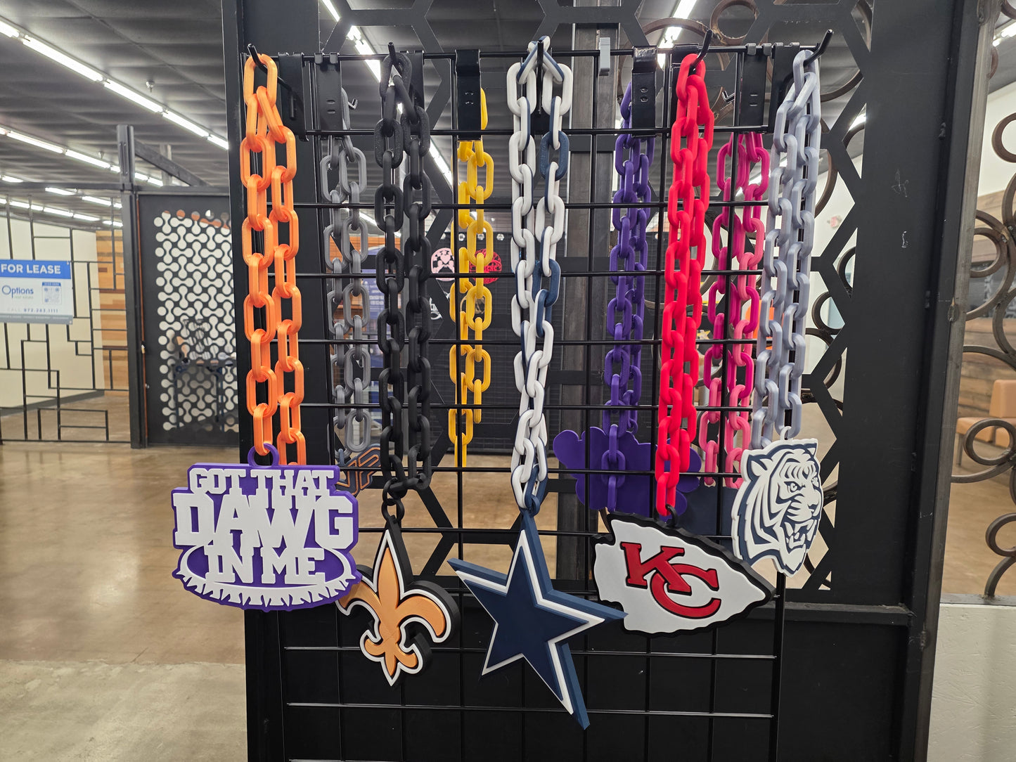 Custom 3D Printed Oversized Chains