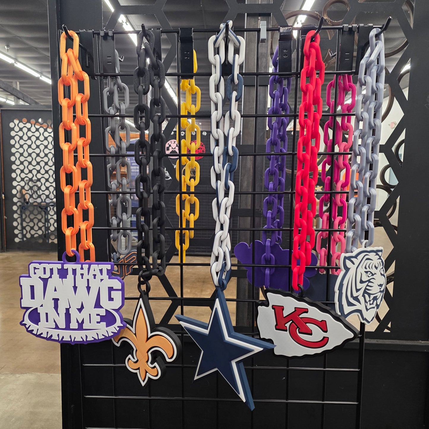 Custom 3D Printed Oversized Chains