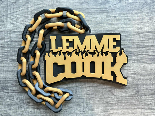 LEMME COOK – 3D Printed Statement Chain