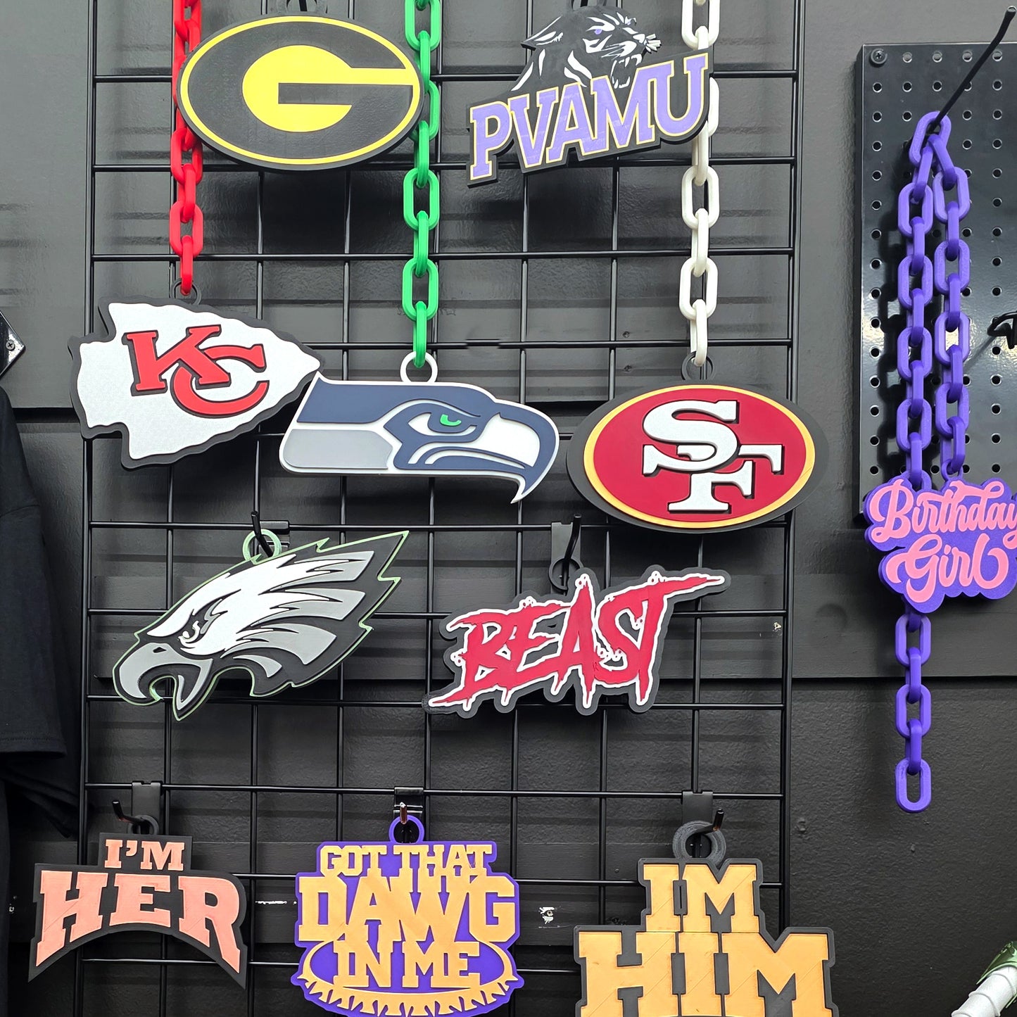 Favorite Football Team Turnover Chain – 3D Printed